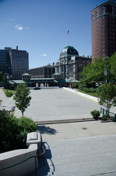 Providence060211-3415.jpg - Bank of America Skating Center view from Exchange Terrance. City Hall and Biltmore, background