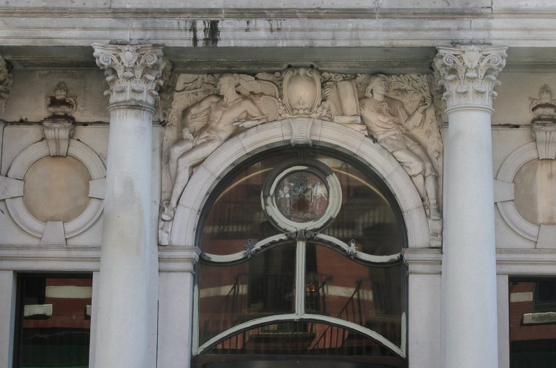 Providence060211-3388.jpg - The Puritan and The Indian, sculpture by Daniel Chester French, 1902. On the Union Trust Building