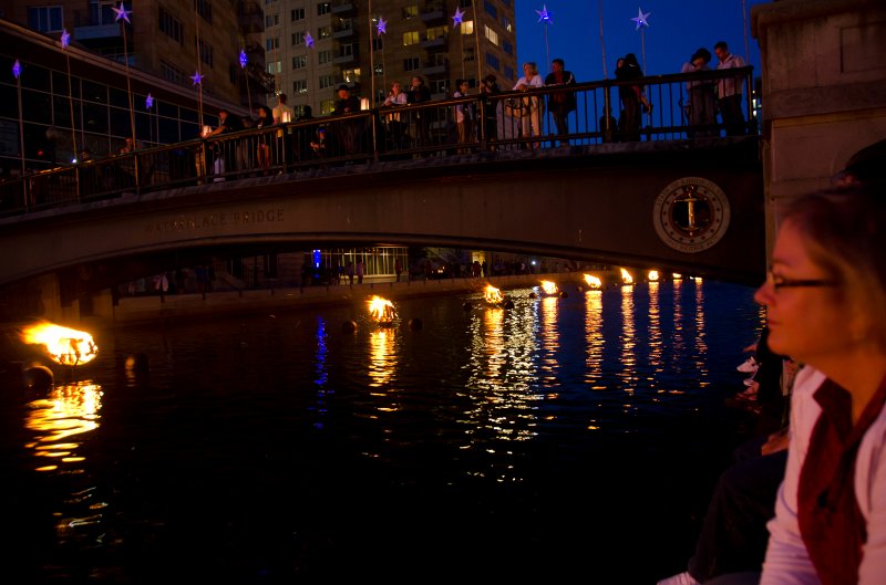 Providence060211-3480.jpg - Waterplace Bridge, viewed during Waterfire