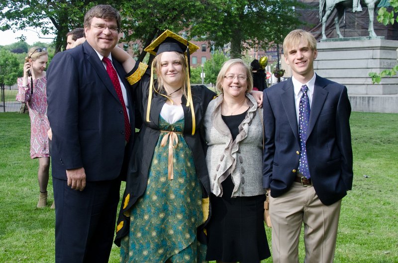 Providence060211-3683.jpg - Dad, Liz, Mom and Mike at the RISD Graduation Party at Burnside Park