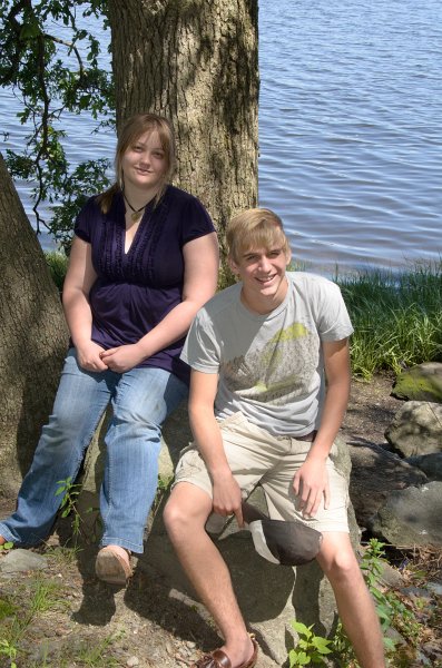 Providence060211-3705.jpg - Liz and Mike at Swan Point on the Seekonk River