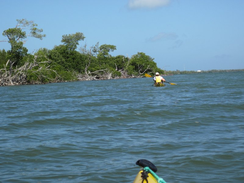 Sanibel022611-2197.jpg - Kayaking with the brisk wind on the East side of Buck Key