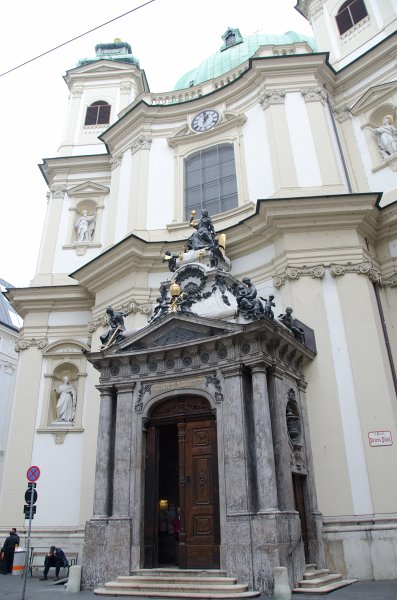 Vienna101311-6351.jpg - Rococo-portal, Peterskirche / St. Peter's Church