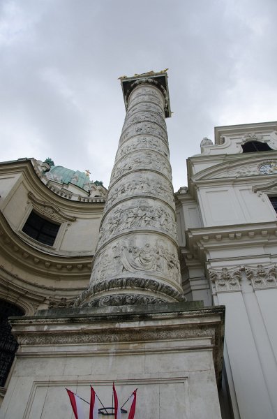 Vienna101311-6410.jpg - Karlskirche column, KarlsKirche / St. Charles's Church