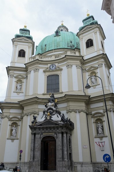 Vienna101311-6353.jpg - Rococo-portal, Peterskirche / St. Peter's Church