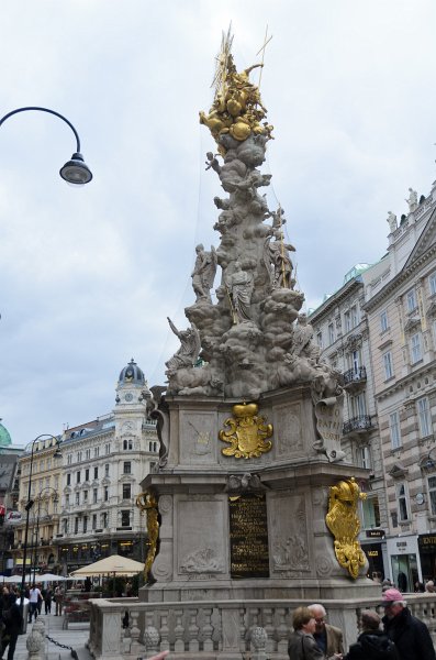 Vienna101311-6369.jpg - Pestsäule / Memorial to the Plague, Der Graben