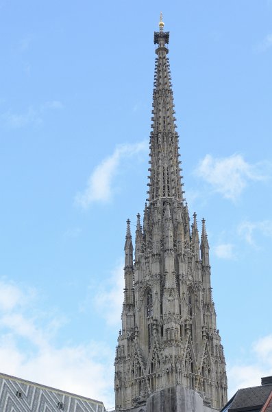 Vienna101311-6374.jpg - South Tower, Stephansdom/St. Stephen's Cathedral. Haas House (left)