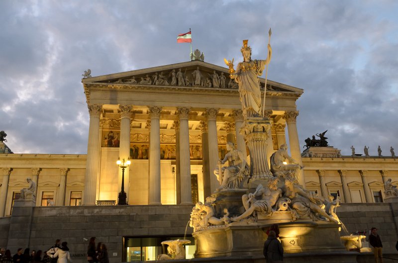 Vienna101311-6459.jpg - Austrian Parliament Building, Atina Statue