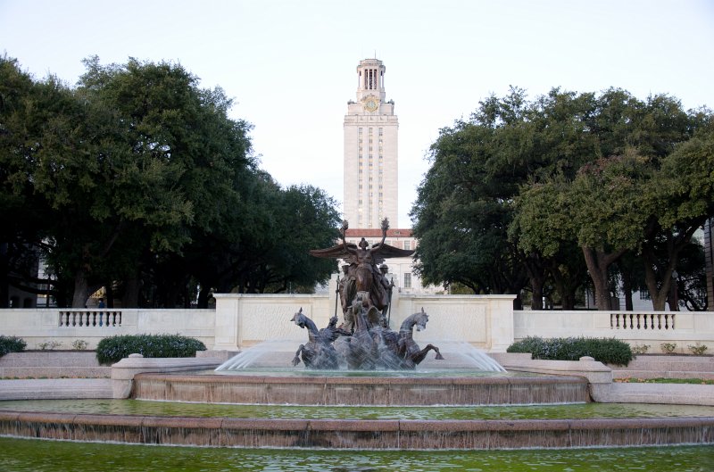 Austin012411-0545.jpg - Texas Tower, The Littlefield Memorial Fountain