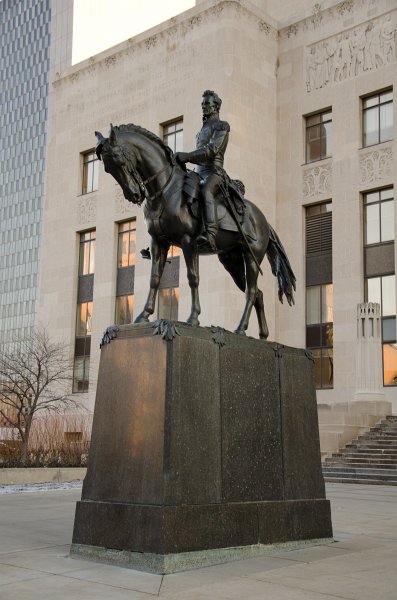KansasCity022111-0821.jpg - General Andrew Jackson, statue by Charles Keck, 1934 in front of Jackson County Court House
