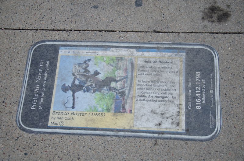 KansasCity022111-0867.jpg - "Bronco Buster" statue by Ken Clark, 1985.