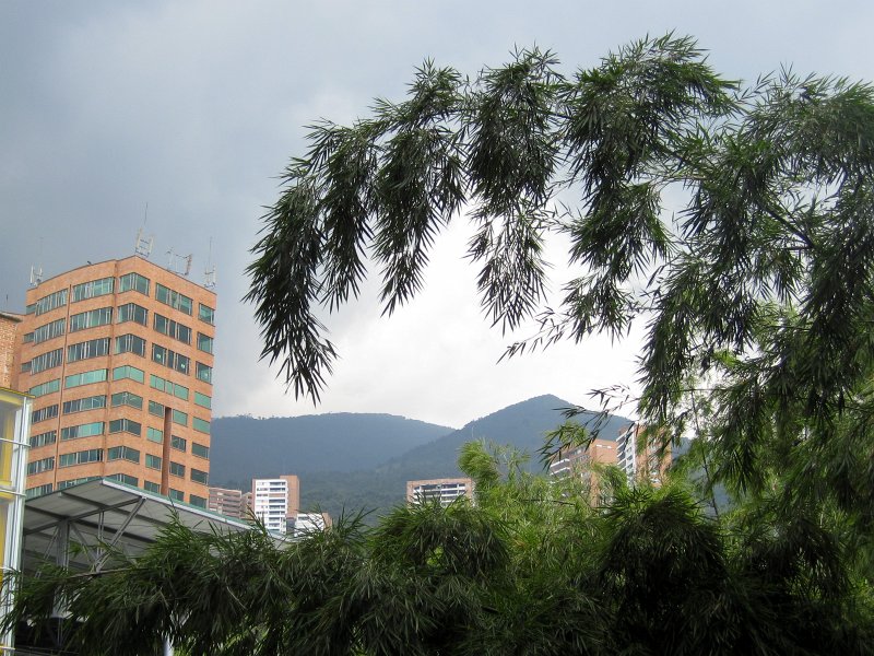 Medellín040411-2459.jpg - View looking up the valley to the hills around El Tesoro Parque Comercial in Medellin