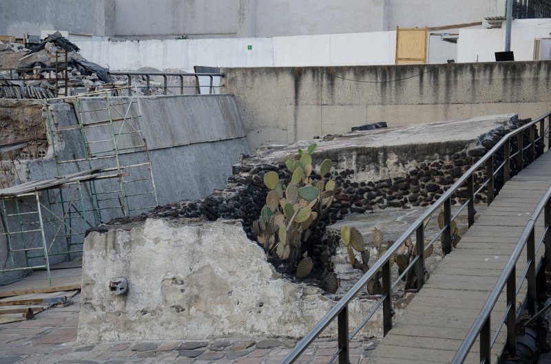 MexicoCity011011-0303.jpg - Archaeological site of Templo Mayor, part of the ruins of ancient Aztec city of Tenochtitlan.