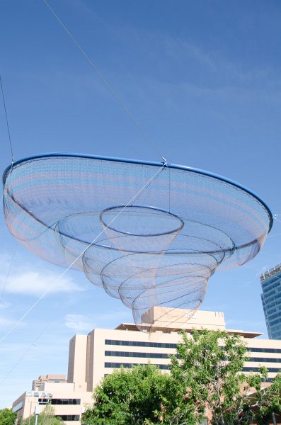 Phoenix042111-2313.jpg - City Space Park: "Her Secret is Patience," sculpture by Janet Echelman, 2009