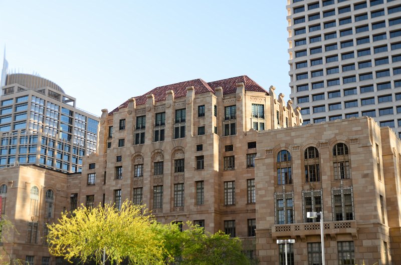 Phoenix042111-2387.jpg - Old City Hall, South facade. New City Hall (background left)