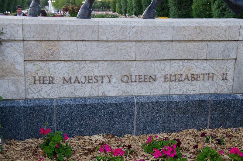 Regina081611-5138.jpg - "Her Majesty Queen Elizabeth II" equestrian statue