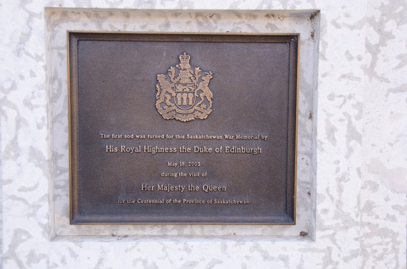 Regina081611-5150.jpg - Saskatchewan War Memorial, dedication 2005