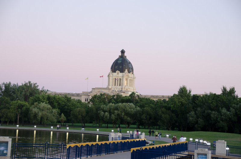 Regina081611-5165.jpg - Legislature Building view from Albert Memorial Bridge