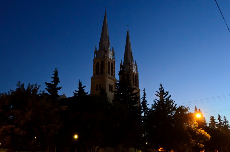 Regina081611-5191.jpg - Holy Rosary Cathedral in the heart of Regina's Cathedral District