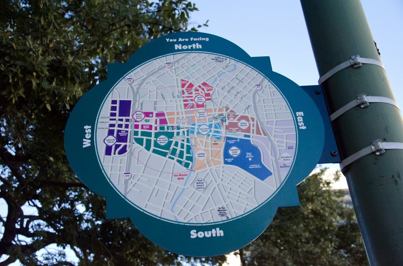 SanAntonio020711-0639.jpg - You are Here Map. Downtown San Antonio