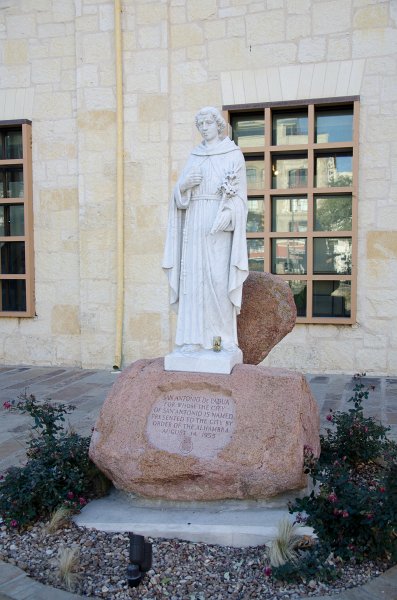 SanAntonio020711-0653.jpg - San Fernando Cathedral statue of San Antonio de Padua