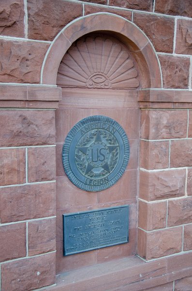 SanAntonio020711-0661.jpg - American Legion  Memorial Highway, plaque in front of Bexar County Courthouse