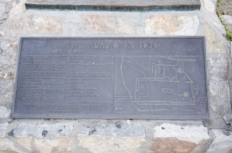 SanAntonio020711-0701.jpg - Map of the Alamo, 1836