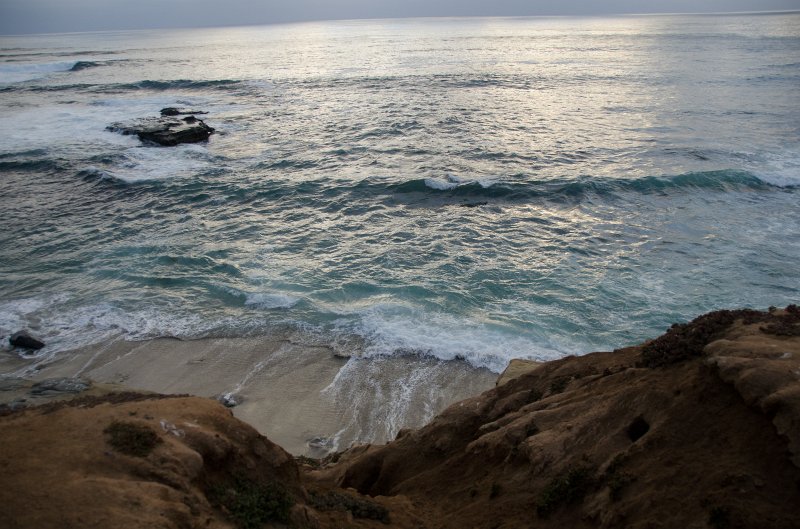 SanDiego062411-4727.jpg - Sunset after dinner on Saturday at the Scripps Park area of the La Jolla coastline