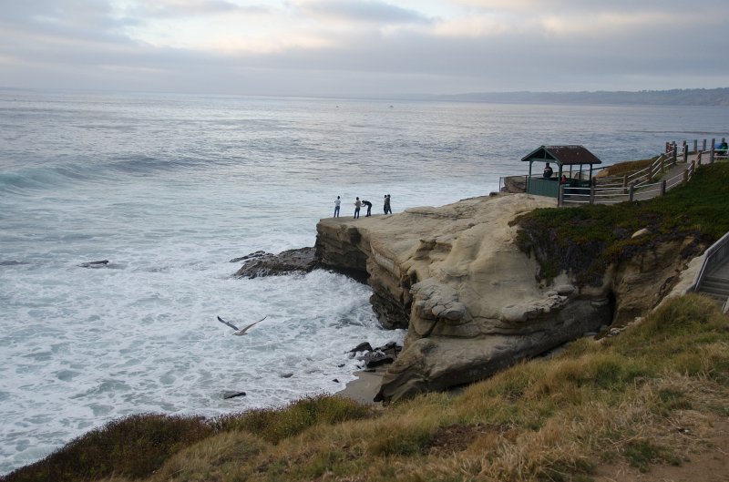 SanDiego062411-4735.jpg - Sunset after dinner on Saturday at the Scripps Park area of the La Jolla coastline