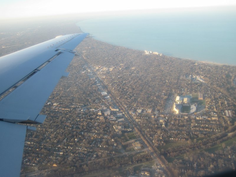 TorontoFlighttoChicago121611-3596.jpg - Ryan Field, Green Bay Road. Lake Michigan (background)