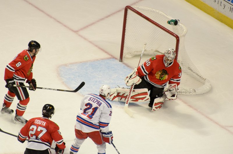 Blackhawks030912-9197.jpg - Rangers vs Hawks Hockey  at United Center