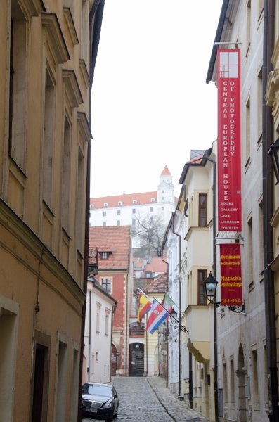 Bratislava012212-8277.jpg - Bratislava Castle, view from Michalská Street