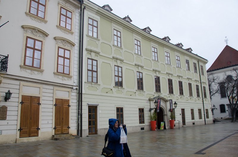 Bratislava012212-8285.jpg - Kutscherfeld Palace, today the French embassy, Main Square / Hlavné námestie