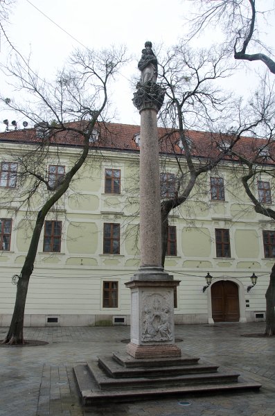 Bratislava012212-8297.jpg - Memorial Column to Virgin Mary, Main Square / Hlavné námestie