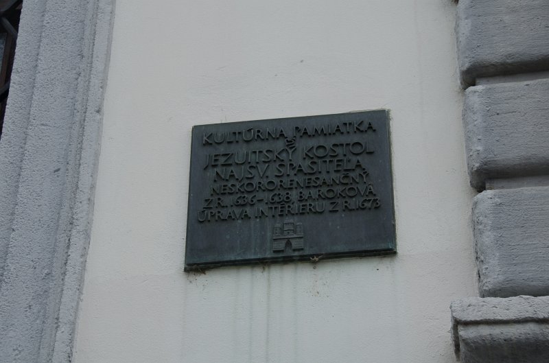 Bratislava012212-8300.jpg - Kostol Najsvätejšieho Spasiteľa, Jezuitský kostol /  Holy Saviour Church,  the Jesuit Church, Main Square / Hlavné námestie