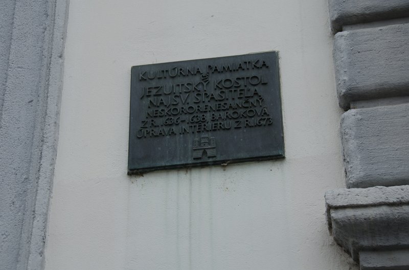 Bratislava012212-8301.jpg - Kostol Najsvätejšieho Spasiteľa, Jezuitský kostol /  Holy Saviour Church,  the Jesuit Church, Main Square / Hlavné námestie