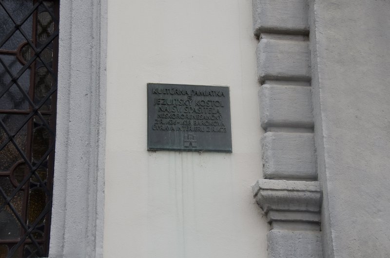 Bratislava012212-8302.jpg - Kostol Najsvätejšieho Spasiteľa, Jezuitský kostol /  Holy Saviour Church,  the Jesuit Church, Main Square / Hlavné námestie