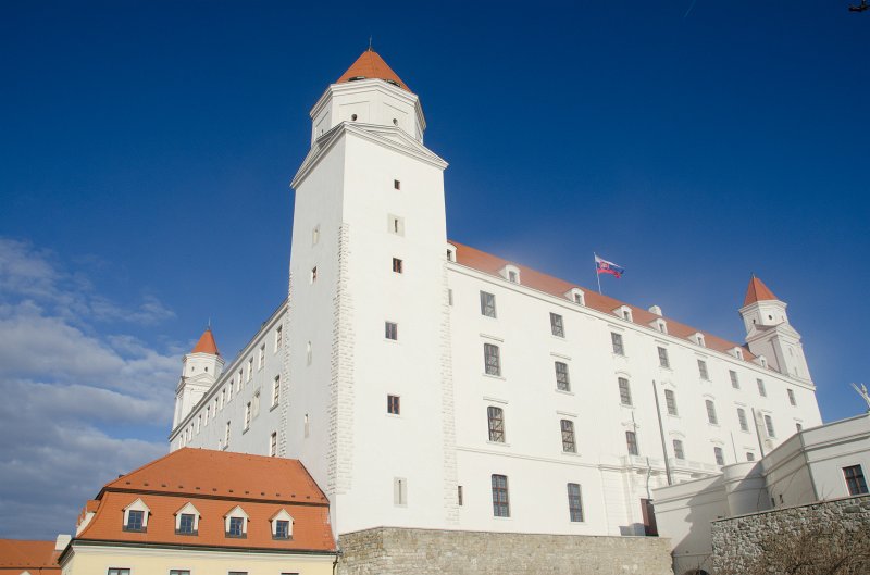 Bratislava012212-8366.jpg - South West view of Bratislava Castle / Bratislavský hrad