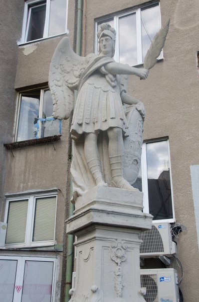 Bratislava012212-8416.jpg - Sv. Michal Archanjel / St. Michael Archangel Statue