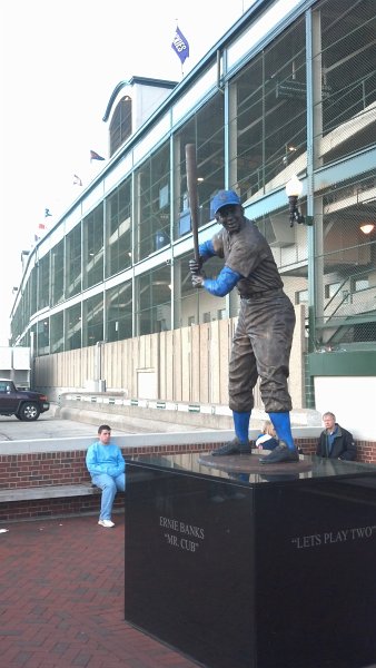 Cubs091812-332.jpg - Ernie Banks "Mr Cub" statue