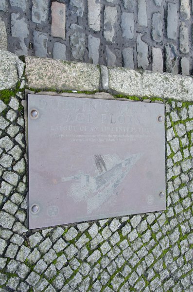 Dublin010212-7860.jpg - "Dublin's Viking Age Plots," Viking dwellings -- the archaeological evidence