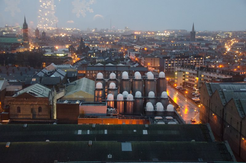 Dublin010212-8077.jpg - View of Storehouse from  Guinness St James Gate Brewery Gravity Bar
