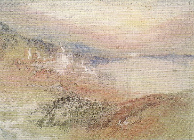 Dublin010212-010312-13.jpg - "Bregenz, Lake Constance," 1840 by Joseph Mallord William Turner  (scan)