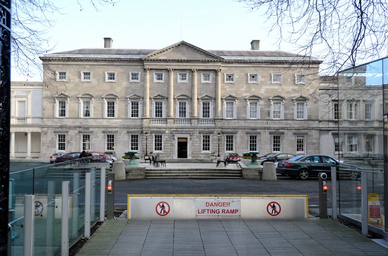 Dublin010212-7939.jpg - Leinster House. The guard gave me permission to take this picture