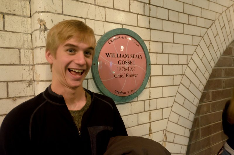 Dublin010212-8060.jpg - Mike discovers that the Chief Brewer, William Sealy Gosset discovered the Student 't' test