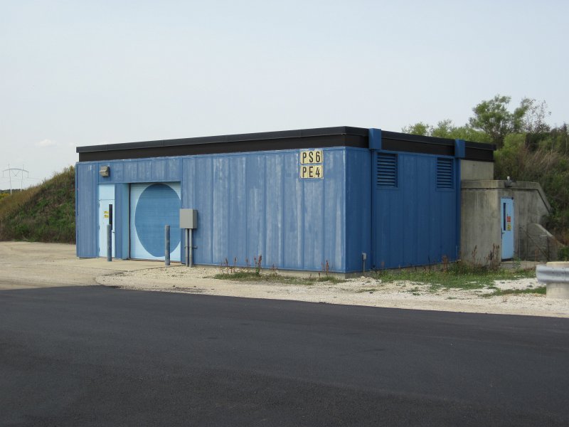 FermiLabBike091612-4173.jpg - PS6 PE4 building.  Looks like a bunker from Lost