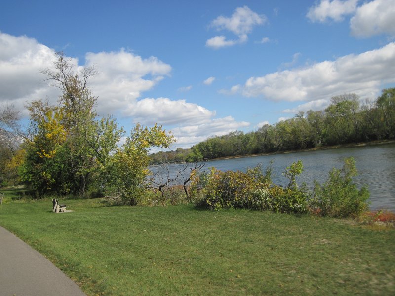 FoxRiverBike093012-4295.jpg - Heading North toward the Windmill Park