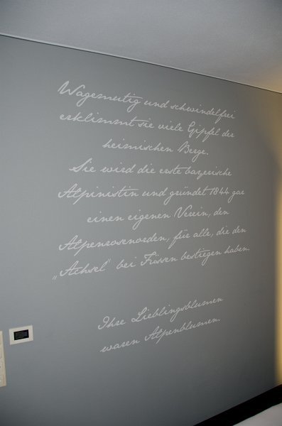 Fussen051212-0879.jpg - Marie Konigin von Bayern on the wall in  our Hotel Sonne room