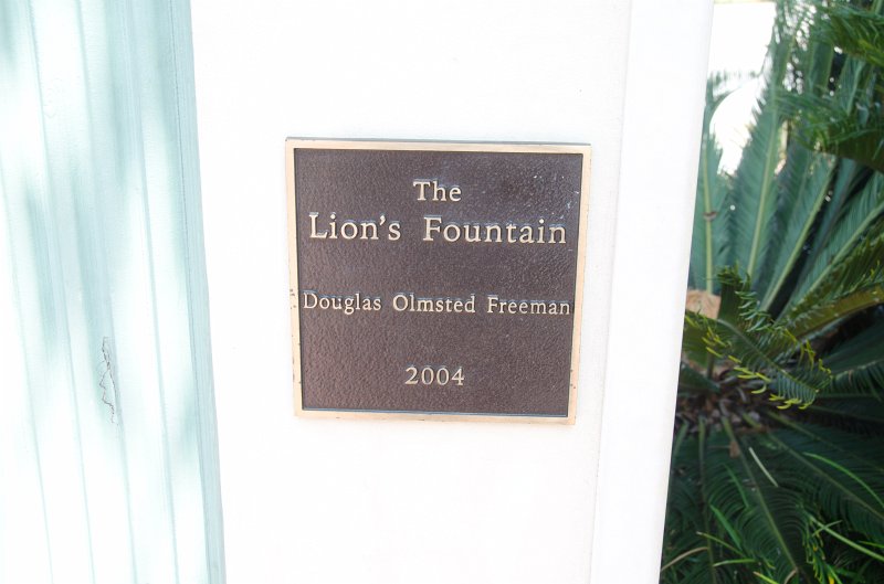 LosAngeles060112-1561.jpg - "The Lion's Fountain" sculpture by Douglas Olmsted Freeman, 2004, Town Plaza, Culver City