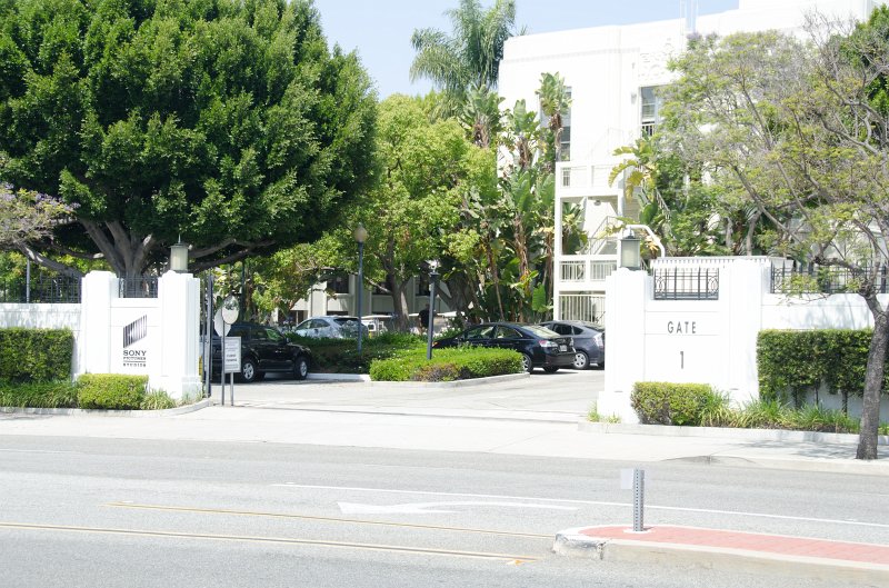 LosAngeles060112-1582.jpg - Gate 1, "Thalberg Gate," Sony Pictures Entertainment, view from Culver Blvd
